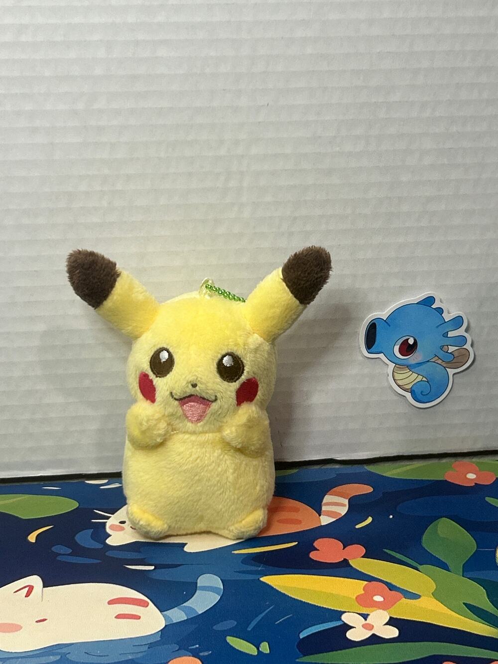 Pokemon Plush I Love Pikachu Keychain Charm Stuffed Doll Poke Banpresto 2011